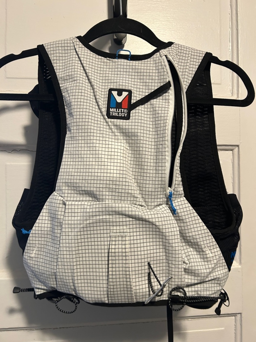 Millet Trilogy White Grid Running Vest Pack